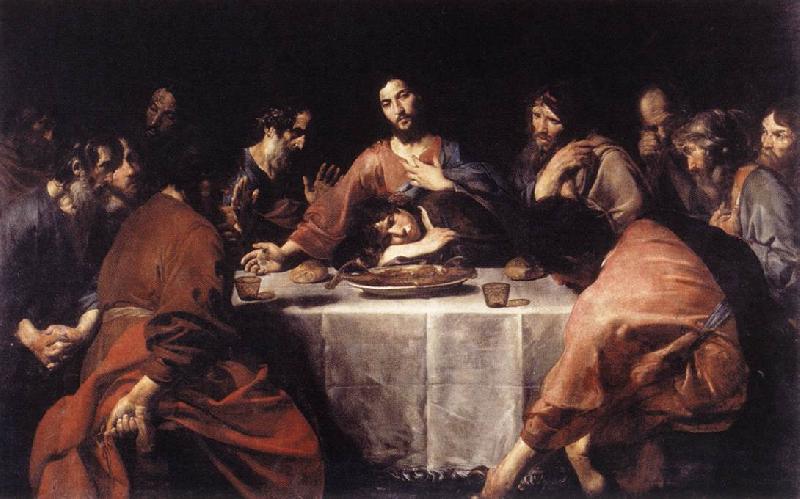 VALENTIN DE BOULOGNE The Last Supper naqtr oil painting image